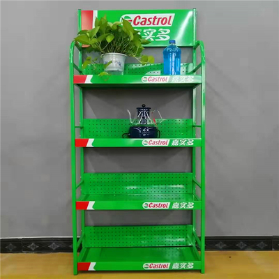 弧形鐵質展架 機油、潤滑油、防水涂料與五金文化用品的完美展示方案